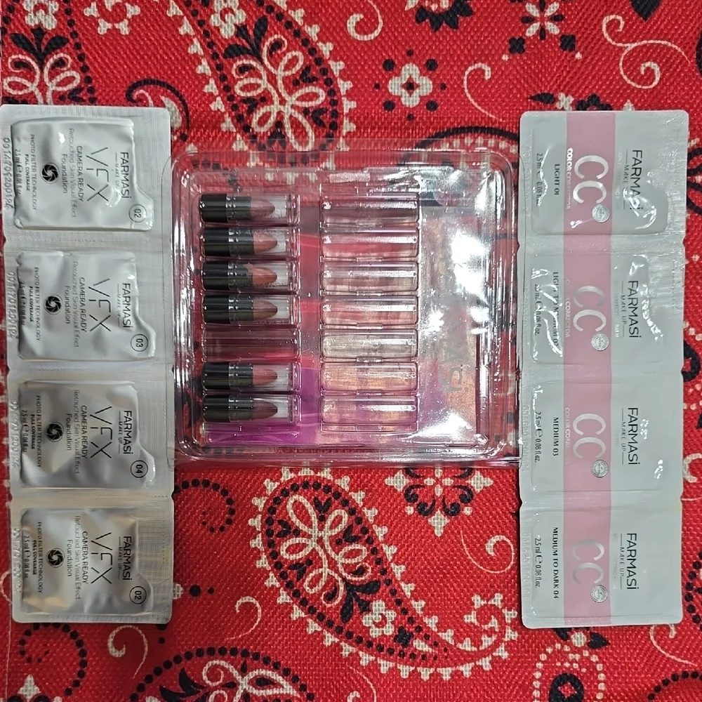 Farmasi Lip & Makeup Samples - Picture 1 of 5